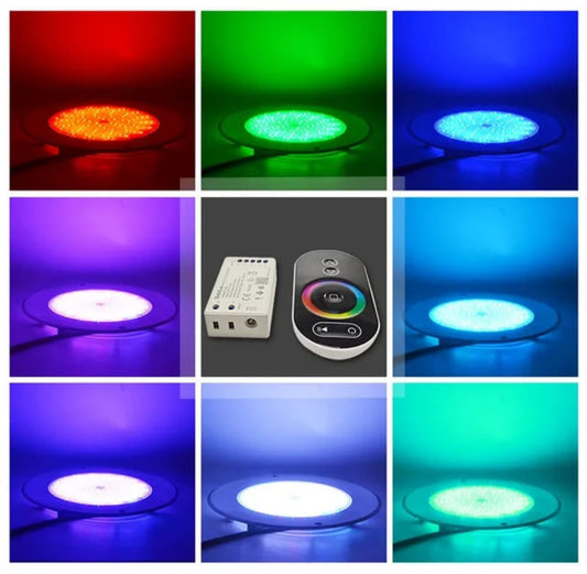 🌟 Ultra-thin LED Pool Light - 18 Watt RGB Multicolour 🌈